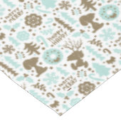 Peanuts | Snoopy Frosty Christmas Pattern Tafelkleed (Gekanteld)