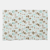 Peanuts | Snoopy Frosty Christmas Pattern Theedoek (Horizontaal)