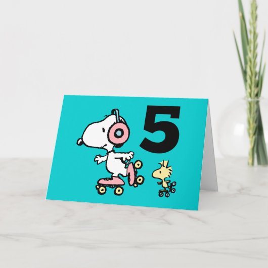 PEANUTS | Snoopy Gefeliciteerd Kaart (Voorkant)