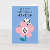 PEANUTS | Snoopy Gefeliciteerd Kaart (Voorkant)