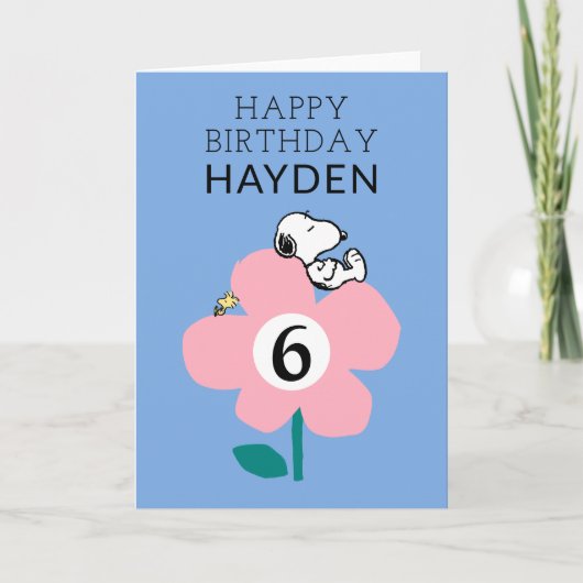 PEANUTS | Snoopy Gefeliciteerd Kaart (Voorkant)