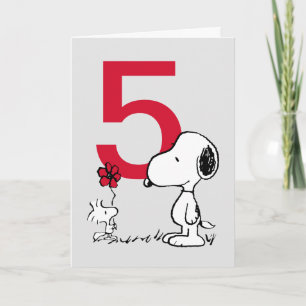 PEANUTS   Snoopy Gefeliciteerd Kaart