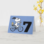 PEANUTS | Snoopy Gefeliciteerd Kaart (Gele Bloem)