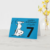 PEANUTS | Snoopy Gefeliciteerd Kaart (Gele Bloem)