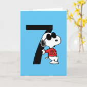 PEANUTS | Snoopy Gefeliciteerd Kaart (Gele Bloem)