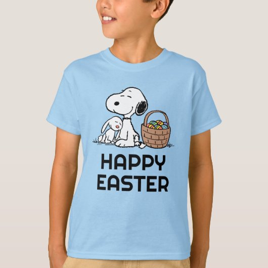Peanuts | Snoopy Gelukkig Pasen T-shirt (Voorkant)