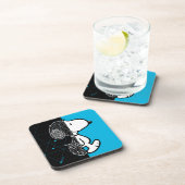 Peanuts | Snoopy geometrisch ontwerp Bier Onderzetter (Rechterzijde)
