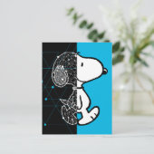 Peanuts | Snoopy geometrisch ontwerp Briefkaart (Staand voorkant)