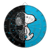 Peanuts | Snoopy geometrisch ontwerp Dartbord (Voorkant)