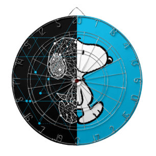 Peanuts   Snoopy geometrisch ontwerp Dartbord