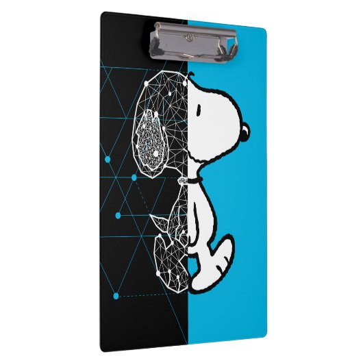 Peanuts | Snoopy geometrisch ontwerp Klembord (Rechts)