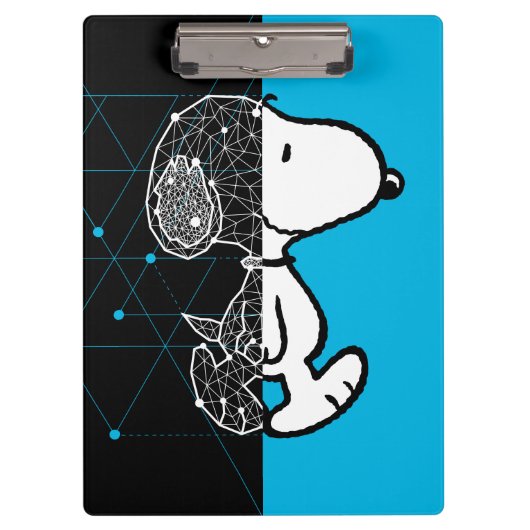 Peanuts | Snoopy geometrisch ontwerp Klembord (Voorkant)