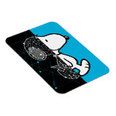 Peanuts | Snoopy geometrisch ontwerp Magneet (Rechterzijde)