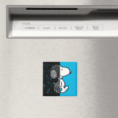 Peanuts | Snoopy geometrisch ontwerp Magneet (Insitu (Vaatwasser))