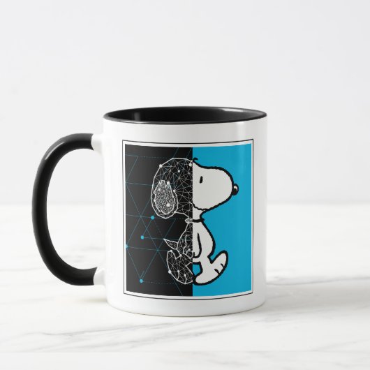 Peanuts | Snoopy geometrisch ontwerp Mok (Links)