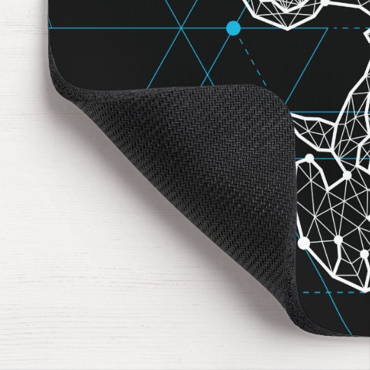 Peanuts | Snoopy geometrisch ontwerp Muismat (Hoek)