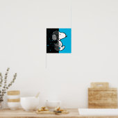 Peanuts | Snoopy geometrisch ontwerp Poster (Keuken)