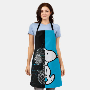 Peanuts   Snoopy geometrisch ontwerp Schort