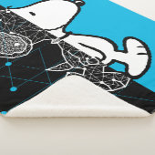 Peanuts | Snoopy geometrisch ontwerp Sherpa Deken (3/4)