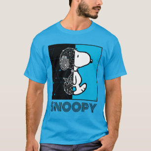 Peanuts   Snoopy geometrisch ontwerp T-shirt