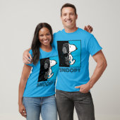 Peanuts | Snoopy geometrisch ontwerp T-shirt (Unisex)
