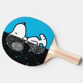 Peanuts | Snoopy geometrisch ontwerp Tafeltennisbatje (Zijkant)
