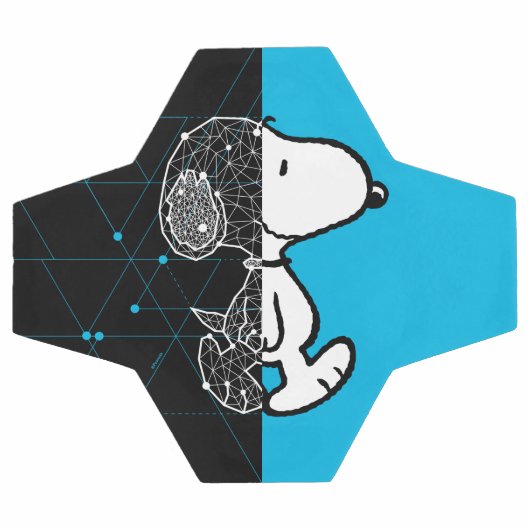 Peanuts | Snoopy geometrisch ontwerp Voetbal (Enkel)
