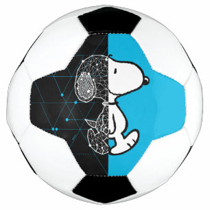 Peanuts Snoopy geometrisch ontwerp Voetbal
