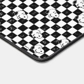 Peanuts | Snoopy geruite vlag Bureaumat (Hoek)