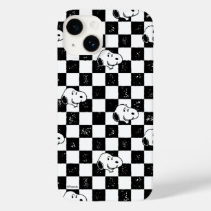 Peanuts   Snoopy geruite vlag Case-Mate iPhone 14 Hoesje