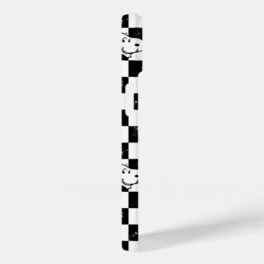 Peanuts | Snoopy geruite vlag Case-Mate iPhone Case (Achterkant / Rechts)