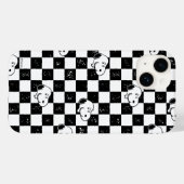 Peanuts | Snoopy geruite vlag Case-Mate iPhone Case (Achterkant (horizontaal))