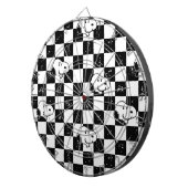 Peanuts | Snoopy geruite vlag Dartbord (Voorkant Rechts)