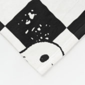 Peanuts | Snoopy geruite vlag Fleece Deken (Hoek)