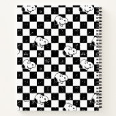 Peanuts | Snoopy geruite vlag Notitieboek (Achterkant)