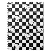 Peanuts | Snoopy geruite vlag Notitieboek (Voorkant)