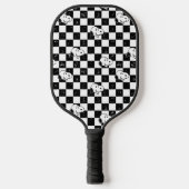 Peanuts | Snoopy geruite vlag Pickleball Paddle (Voorkant)