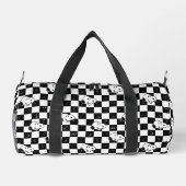 Peanuts | Snoopy geruite vlag Plunjezak (Achterkant)