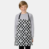 Peanuts | Snoopy geruite vlag Schort (Gedragen)