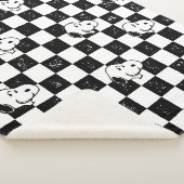 Peanuts | Snoopy geruite vlag Sherpa Deken (3/4)