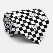 Peanuts | Snoopy geruite vlag Stropdas (Opgerold)