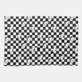 Peanuts | Snoopy geruite vlag Theedoek (Horizontaal)