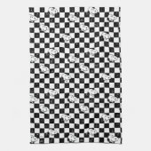 Peanuts | Snoopy geruite vlag Theedoek (Verticaal)