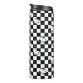 Peanuts | Snoopy geruite vlag Thermosbeker (Geroteerd rechts)