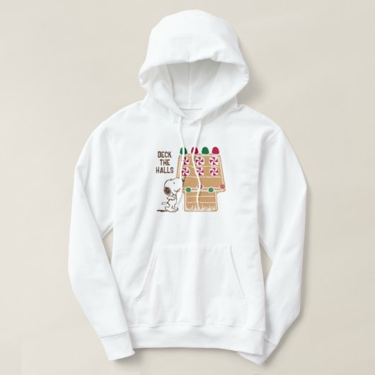 Peanuts | Snoopy Gingerbread House Hoodie (Design voorkant)