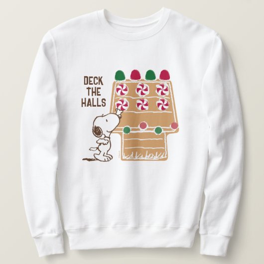 Peanuts | Snoopy Gingerbread House Trui (Design voorkant)