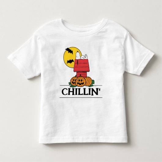 Peanuts | Snoopy Halloween hondenhok Kinder Shirts (Voorkant)