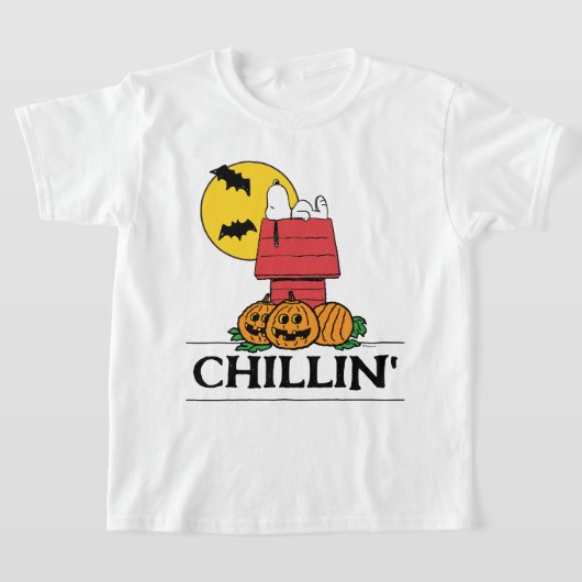 Peanuts | Snoopy Halloween hondenhok T-shirt (Laagn)