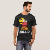 Peanuts | Snoopy Halloween hondenhok T-shirt (Voorkant volledig)