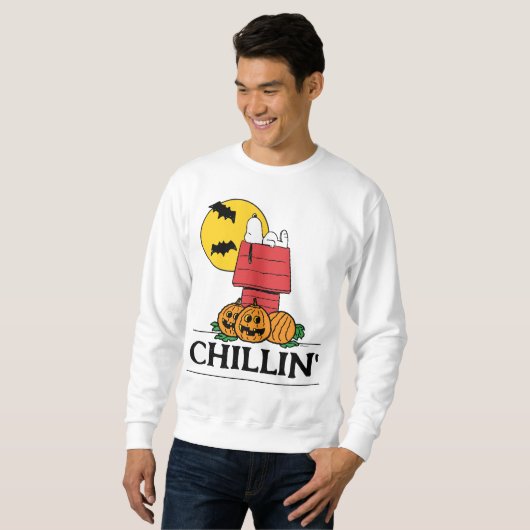 Peanuts | Snoopy Halloween hondenhok Trui (Voorkant volledig)